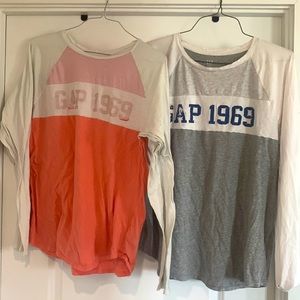 Gap Womens XL Tall Vintage t-shirt pair